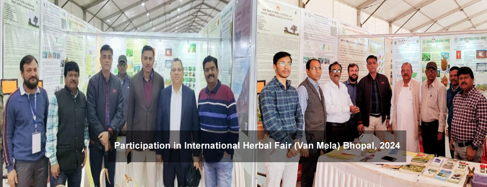 Participation in International Herbal Fair (Van Mela) Bhopal, 2024